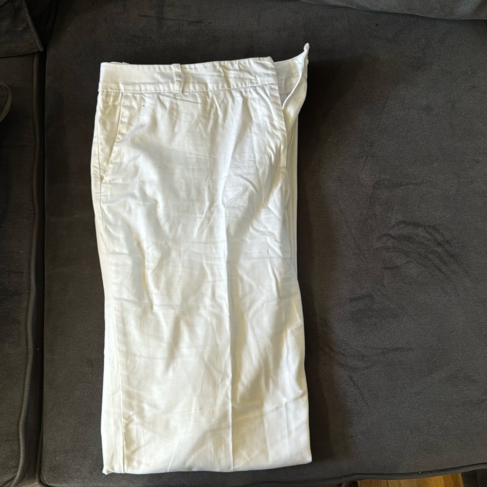 White Capri Pants